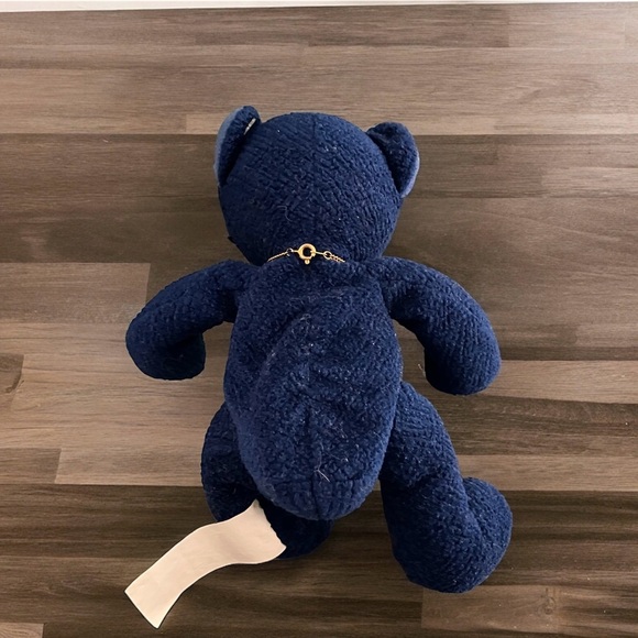 2/$30 Russ Bears of the Month September Blue Sapphire Bear Necklace Stitching - Picture 4 of 7